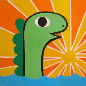 A painting using Posca pens and acrylic paint from 2014.
